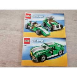 Lego Creator 6743 Straatrace 3in1 set met doos en boekjes
