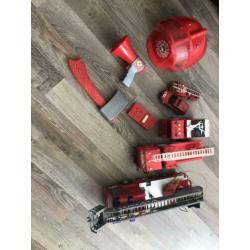 Brandweerman set , ghost busters set, brandweer set, auto’s
