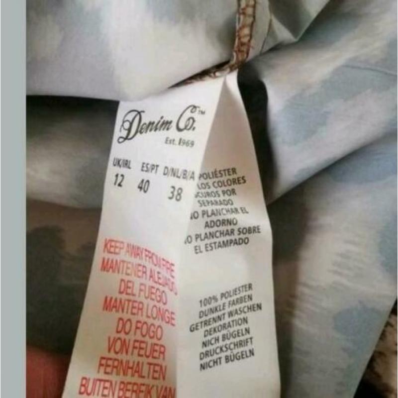 Denim co (regen) jas-maat 38