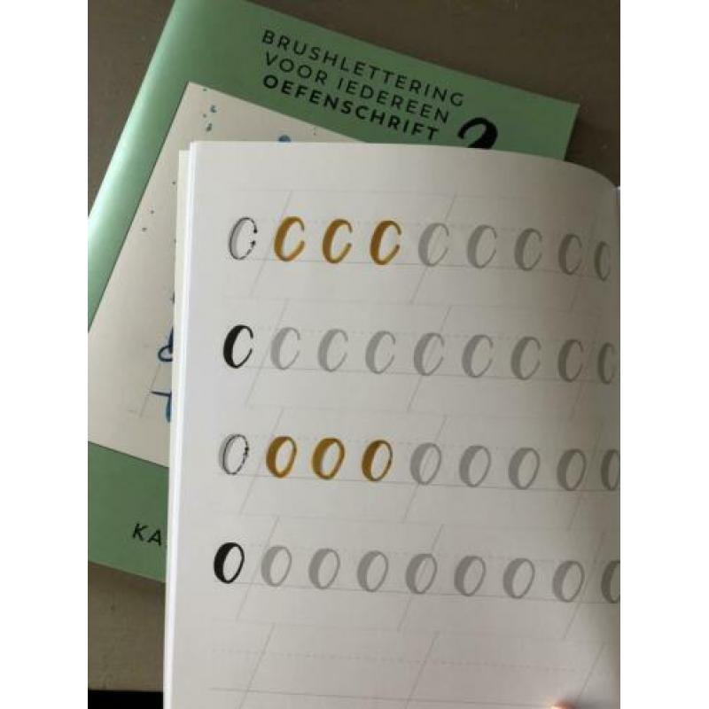 Oefenschrift Brushlettering voor Iedereen 1 & 2