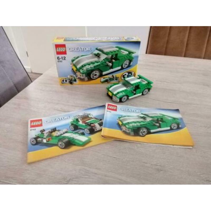 Lego Creator 6743 Straatrace 3in1 set met doos en boekjes