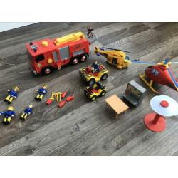 Brandweerman set , ghost busters set, brandweer set, auto’s