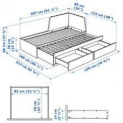 flekke bed ikea