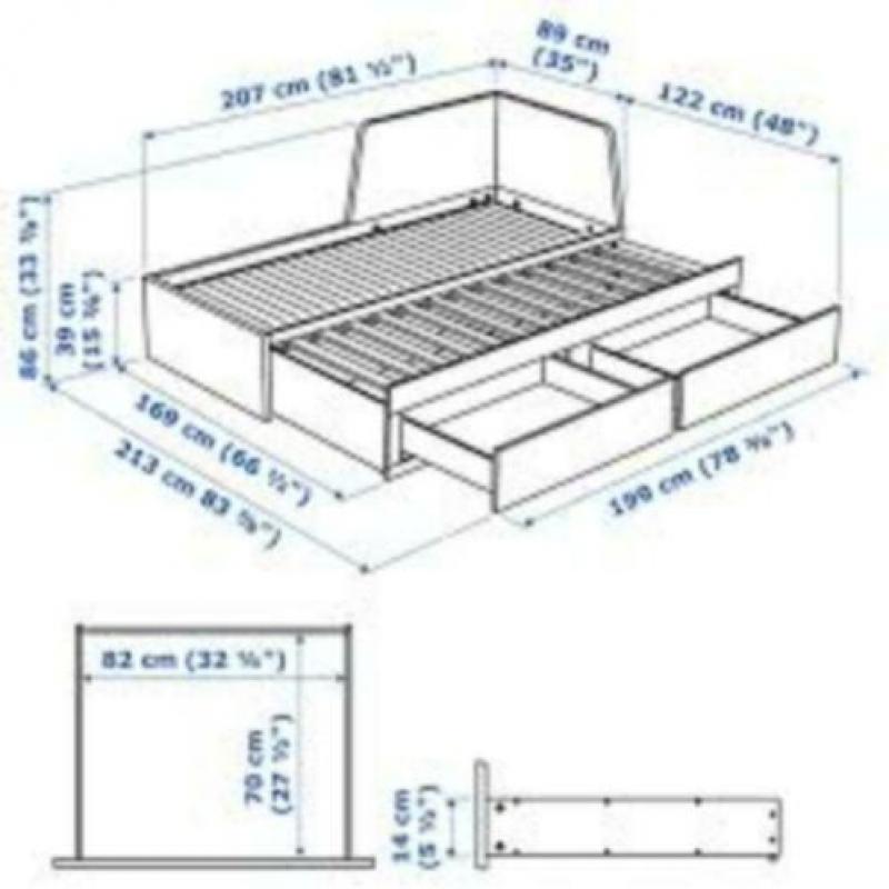 flekke bed ikea