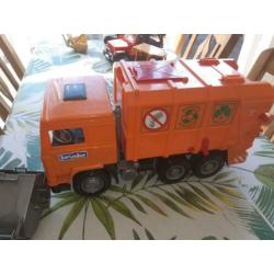 Bruder vuilnisauto met container