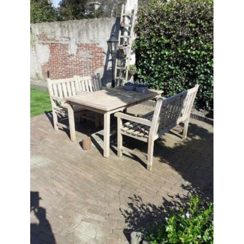 Hard houten tuinset