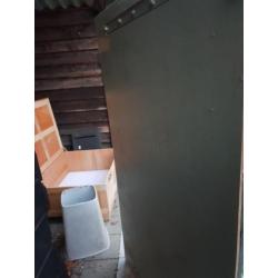 Oude houten poorten