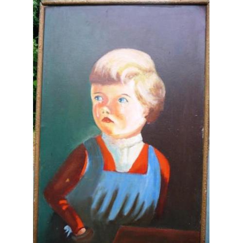 Kind met een traan ong. '40 - Teo. Otto - Paneel - gelijst
