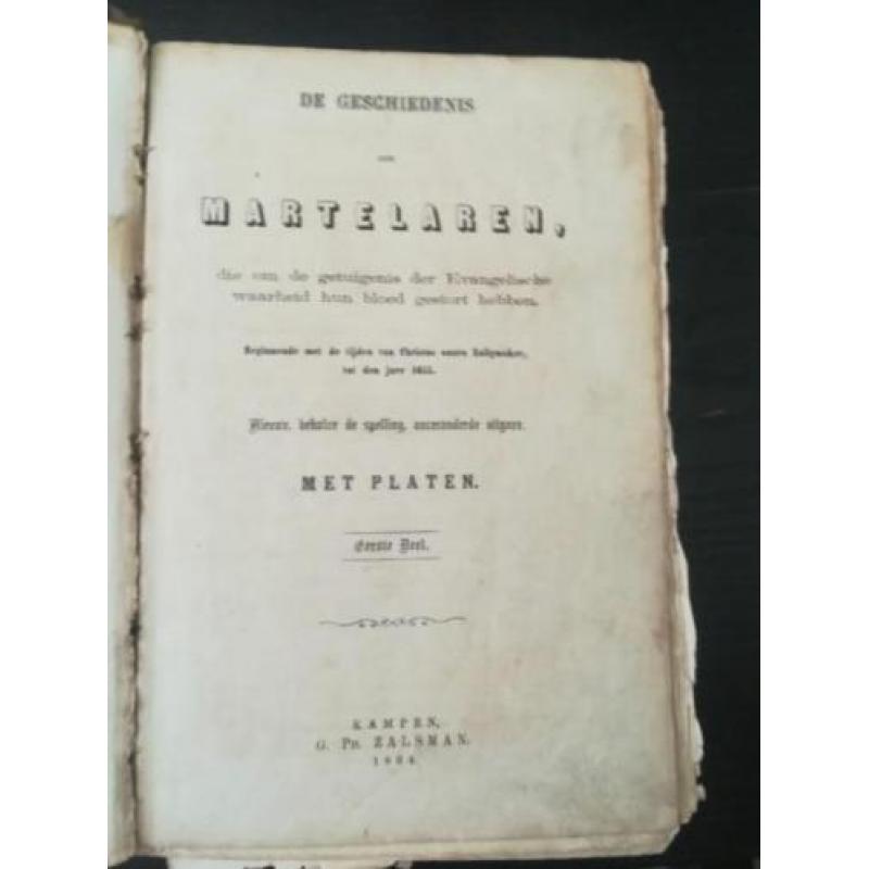 Geschiedenis der martelaren (1864)