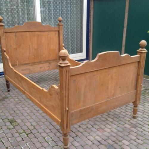 antiek eiken bed