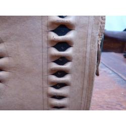 Vintage Noord Afrikaanse leren tas.