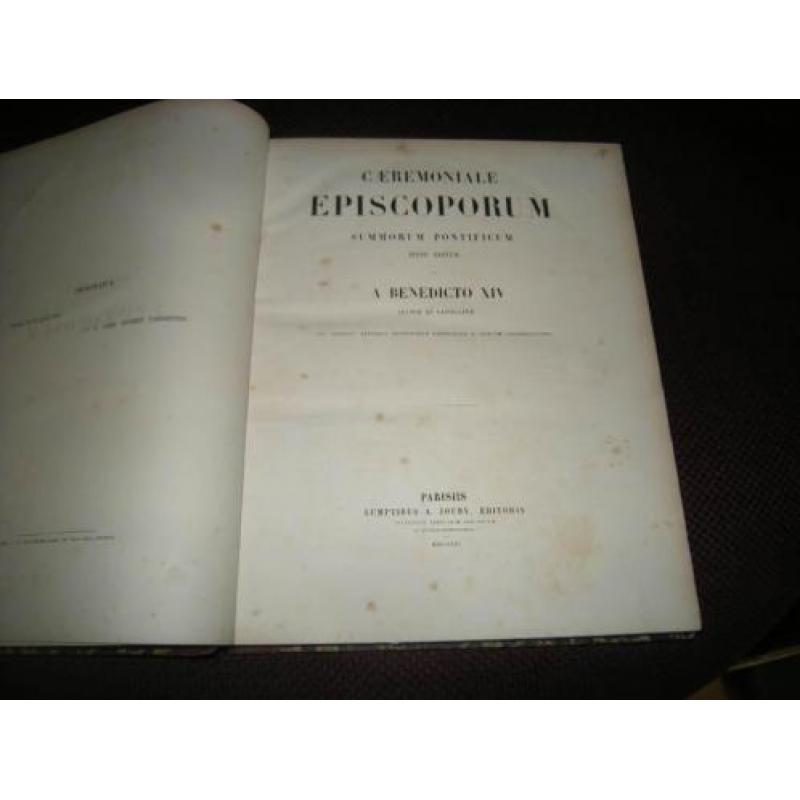 Caeremoniale Episcoporum Summorum Pontificum - 1861
