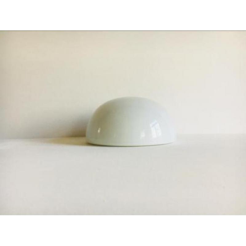 Art deco Bauhaus plafondlamp plafonnière melkglas Gispen