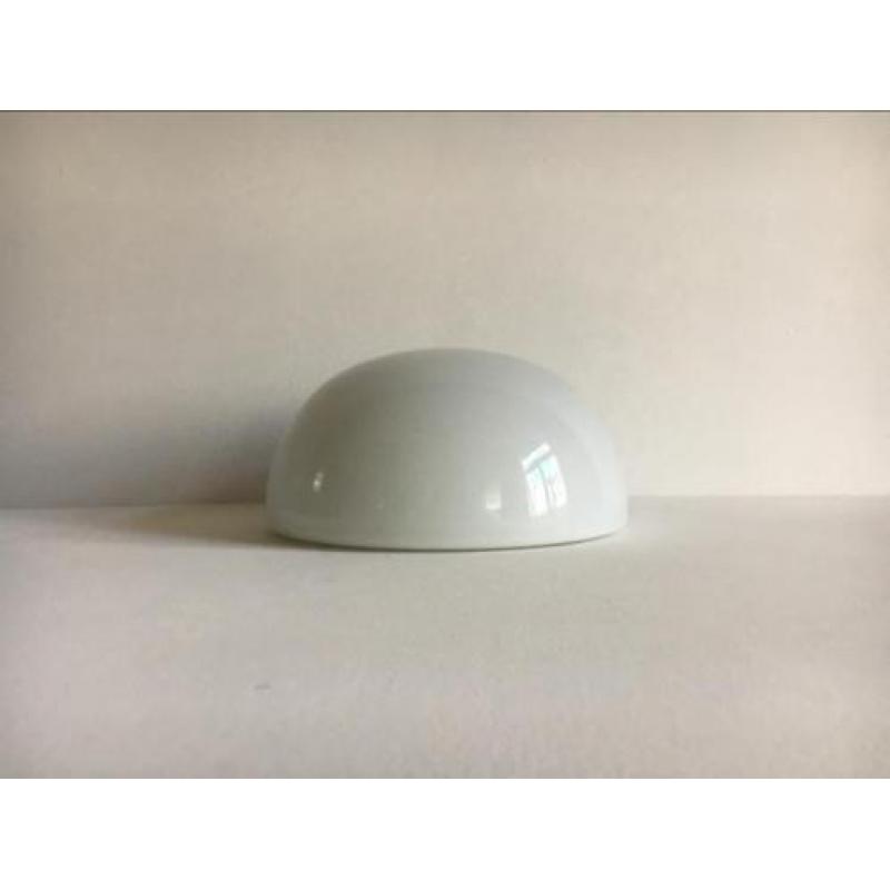 Art deco Bauhaus plafondlamp plafonnière melkglas Gispen