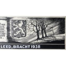 MOLIER. Originele tekening oostindische inkt