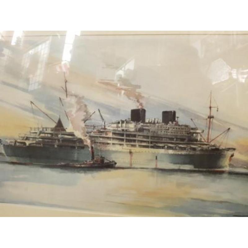 Aquarel willem Ruys, ronald van Dikxoort