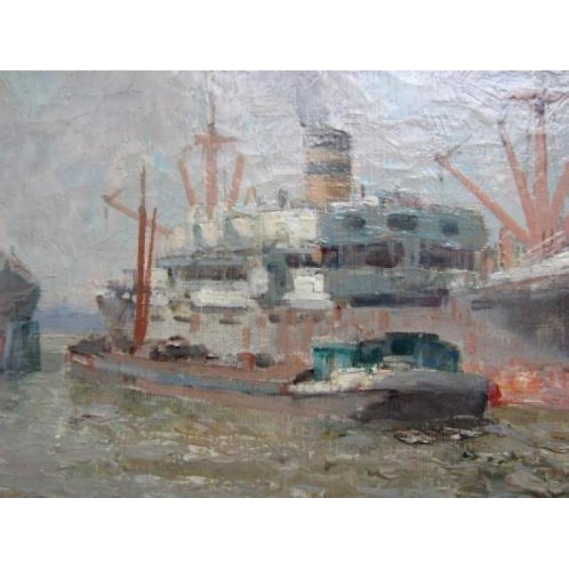 ===G J Delfgaauw 1882-1947==ROTTERDAM== havengezicht===