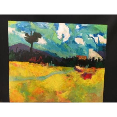 Groots werk Ton Etman Provence landschap