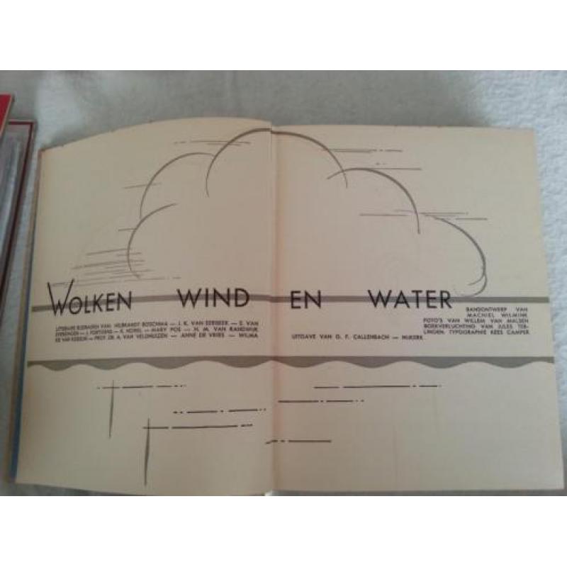 Rond 1930. Wolken Wind en Water, K. Norel