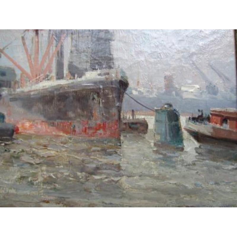 ===G J Delfgaauw 1882-1947==ROTTERDAM== havengezicht===