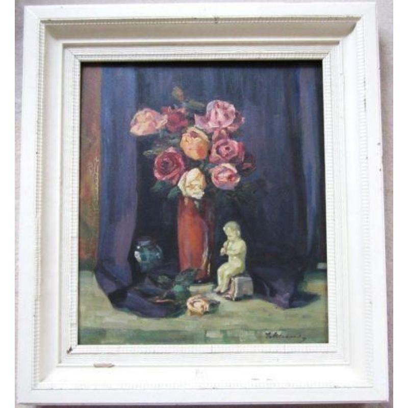 ===GESIGNEERD====ca 1920==stilleven =======