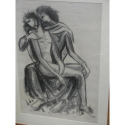 Edmund Bellefroid / houtskooltekening