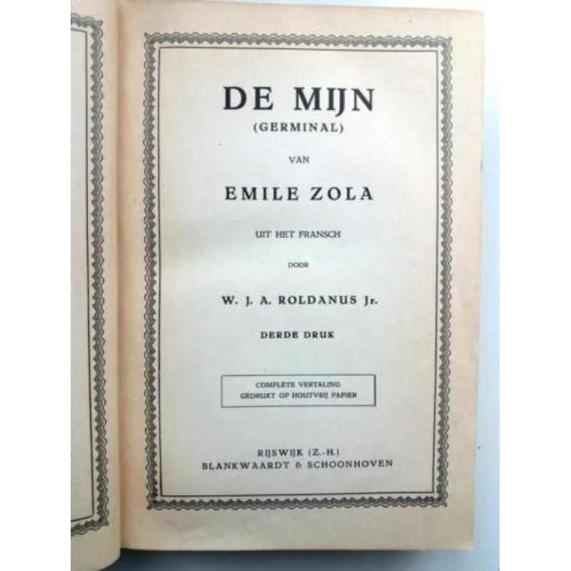 Emile Zola - De mijn (Germinal)