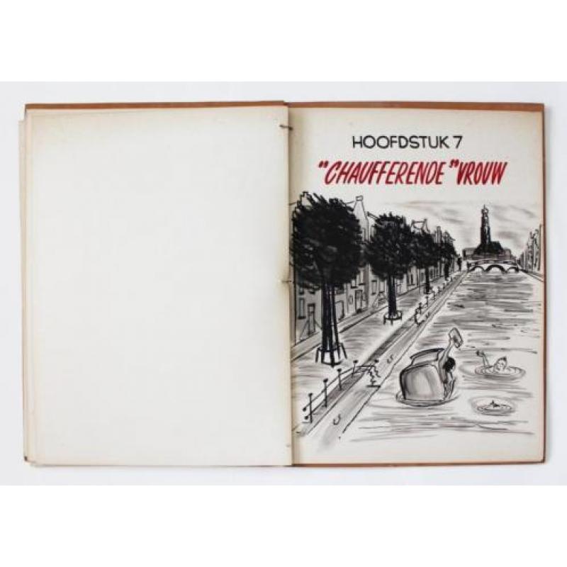 map met getekende cartoons - 'Funny Mill'