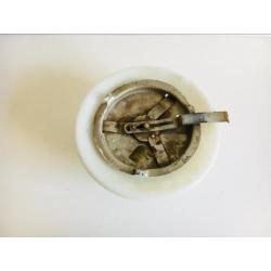 Art deco Bauhaus plafondlamp plafonnière melkglas Gispen