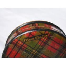 ANTIEK TARTAN DOOSJE CLAN PRINCE CHARLIE - ooq