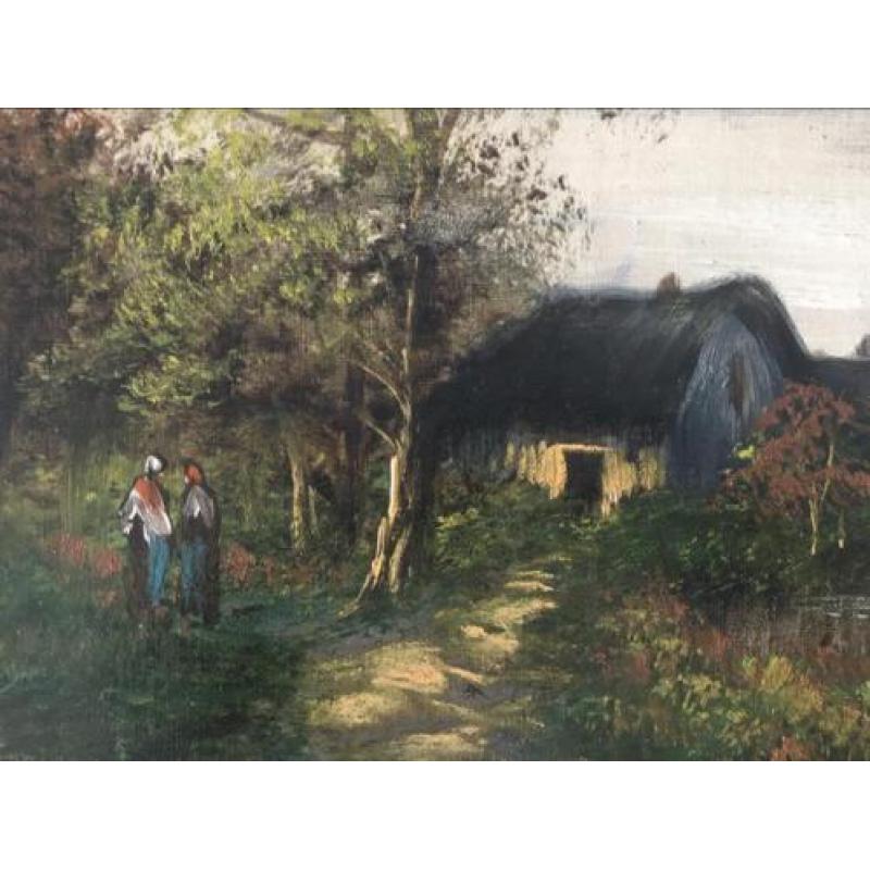 Olieverfschilderij paysages dans Le gout Barbizon