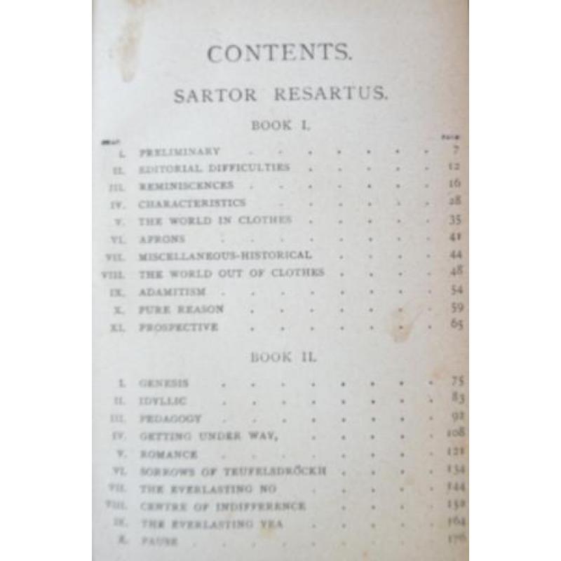 Sartor Resartus - Thomas Carlyle.