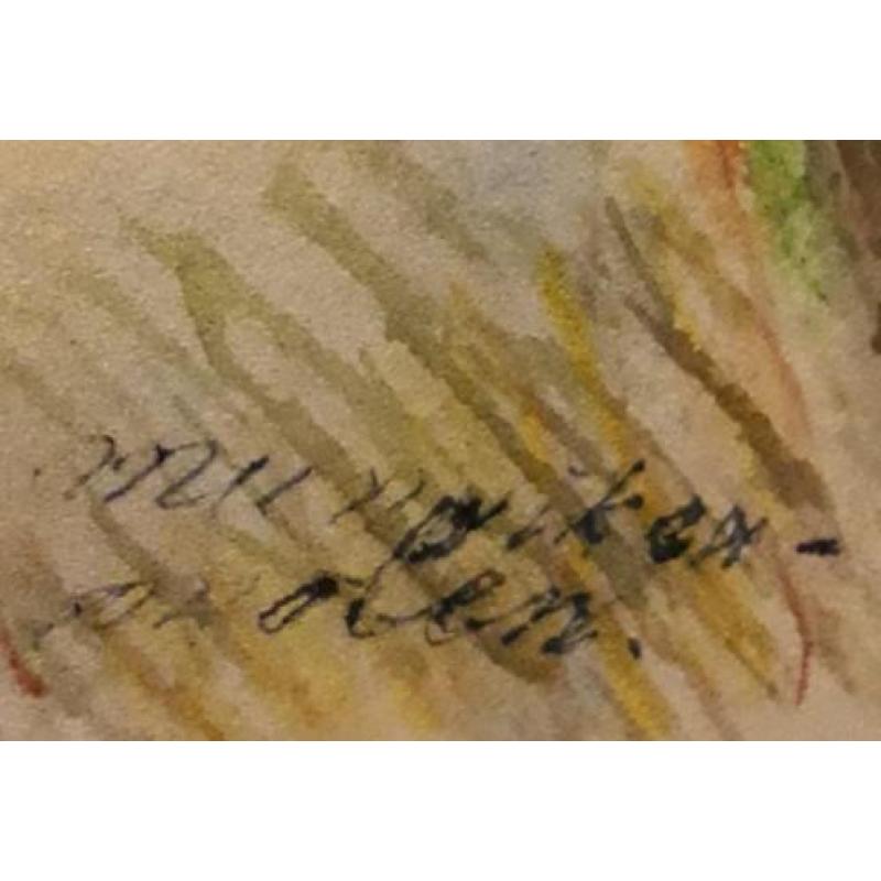 H. van reijn schilderij. 'munniken molen leiderdorp'