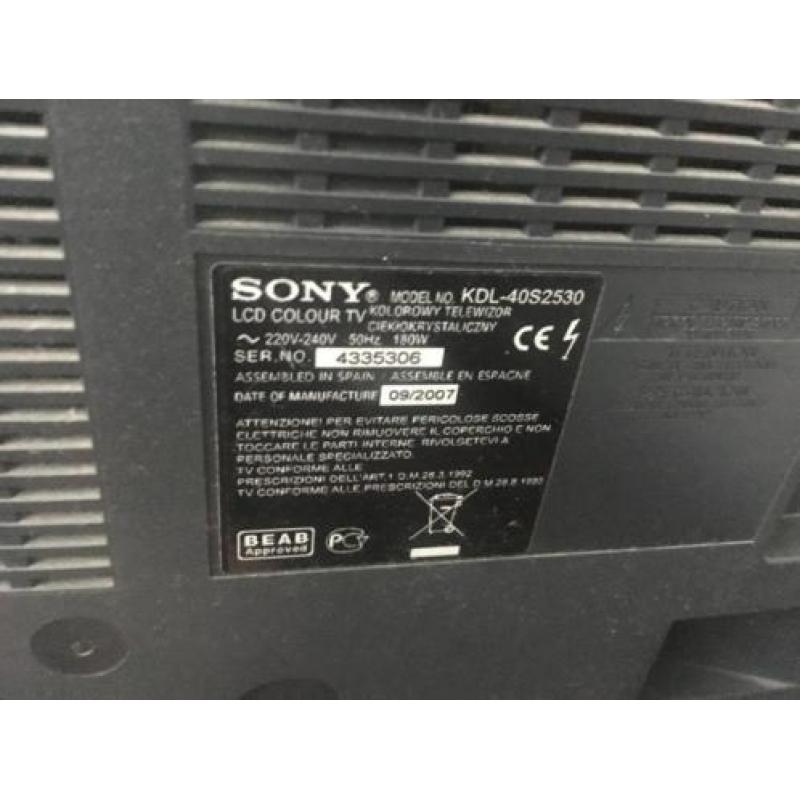 sony bravia tv 102cm KDL-40S2530