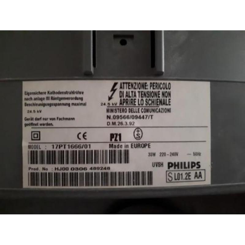 Philips beeldbuis tv 17 inch