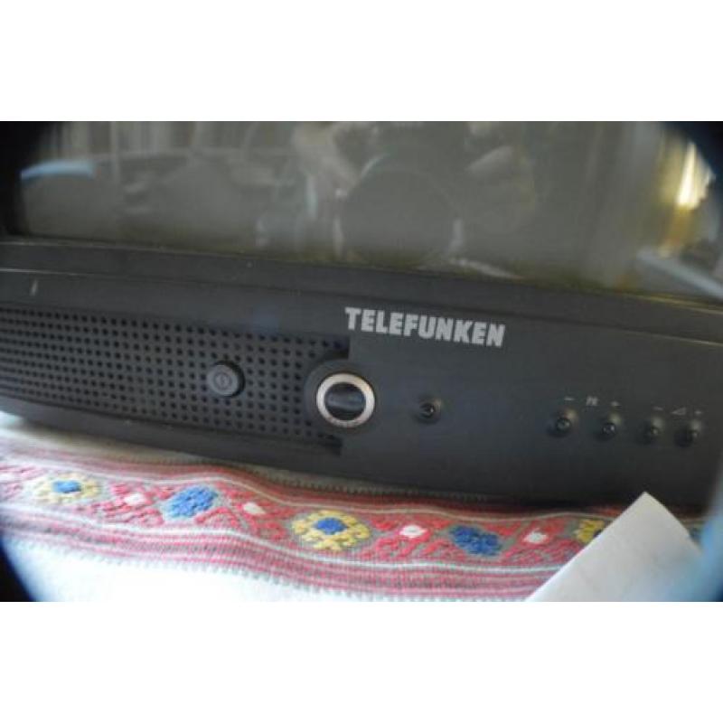 telefunken A125m vintage kleuren tvtje +afstandsbediening