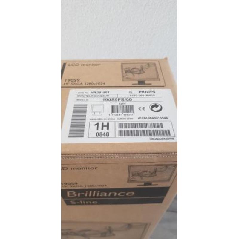 Philips lcd monitor 19inch beeldscherm Philipslcdmonitor
