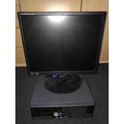 Fujitsu Desktopcomputer + 19 inch TFT