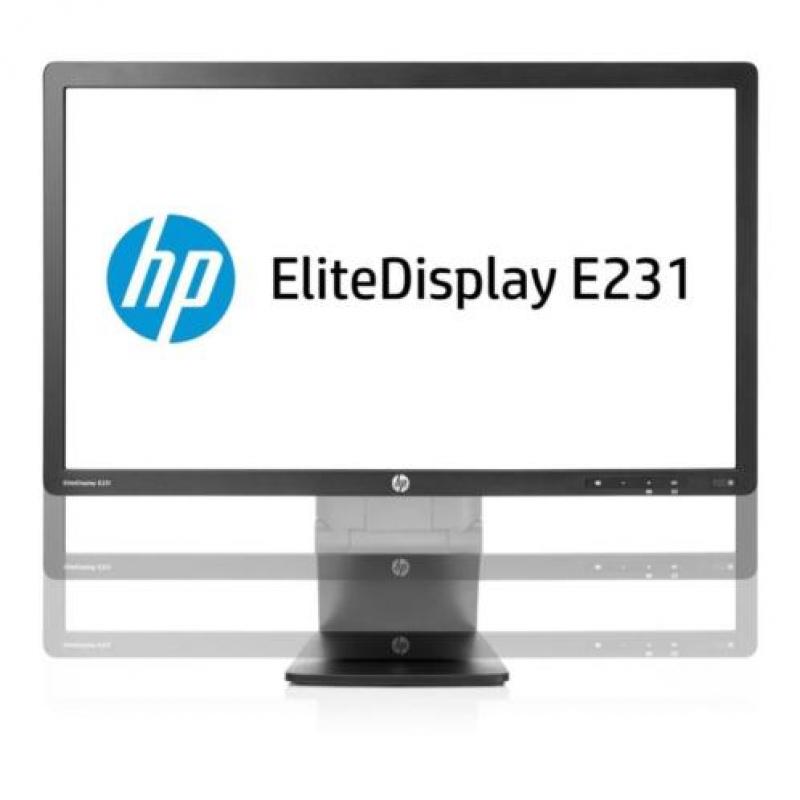 HP EliteDisplay E231 Zwart 23 Video in: DisplayPort 36W