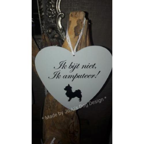 ** Gave Chihuahua , Pomeriaan & Naakthond waakbordjes **