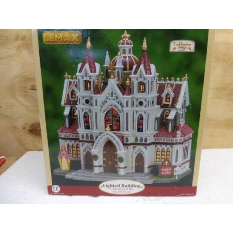 lemax Cathedral of the Secred Hearth kerk kerstdorp kerst