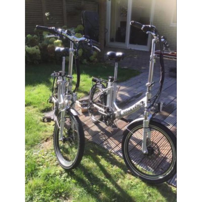 2 mooie elektrische vouwfietsen te koop