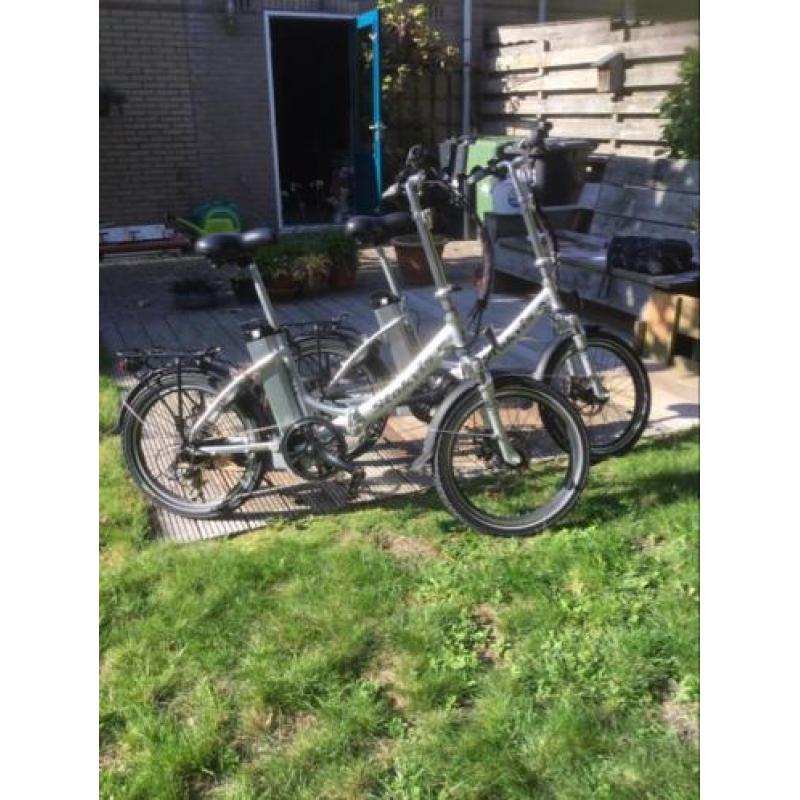 2 mooie elektrische vouwfietsen te koop