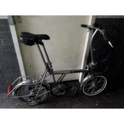 Di blasi vouwfiets van Rvs en metalen spaken met draagtas