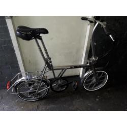 Di blasi vouwfiets van Rvs en metalen spaken met draagtas