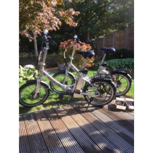 2 mooie elektrische vouwfietsen te koop