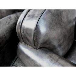 Bart van Bekhoven AD-stijl fauteuils, schapenleer.Izgs! Leer