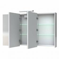 Spiegelkast Allibert Juno LED Verlichting 120x75.2x16cm S...