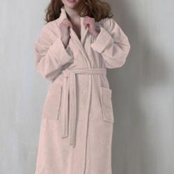 Seahorse Pure Badjas Pearl Pink-Maat: M (Roze, Katoen)