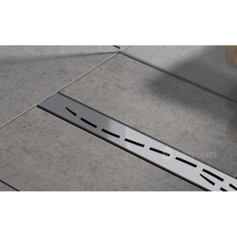 Douchegoot 70x7 cm RVS drain douche goot afvoer drains sifon